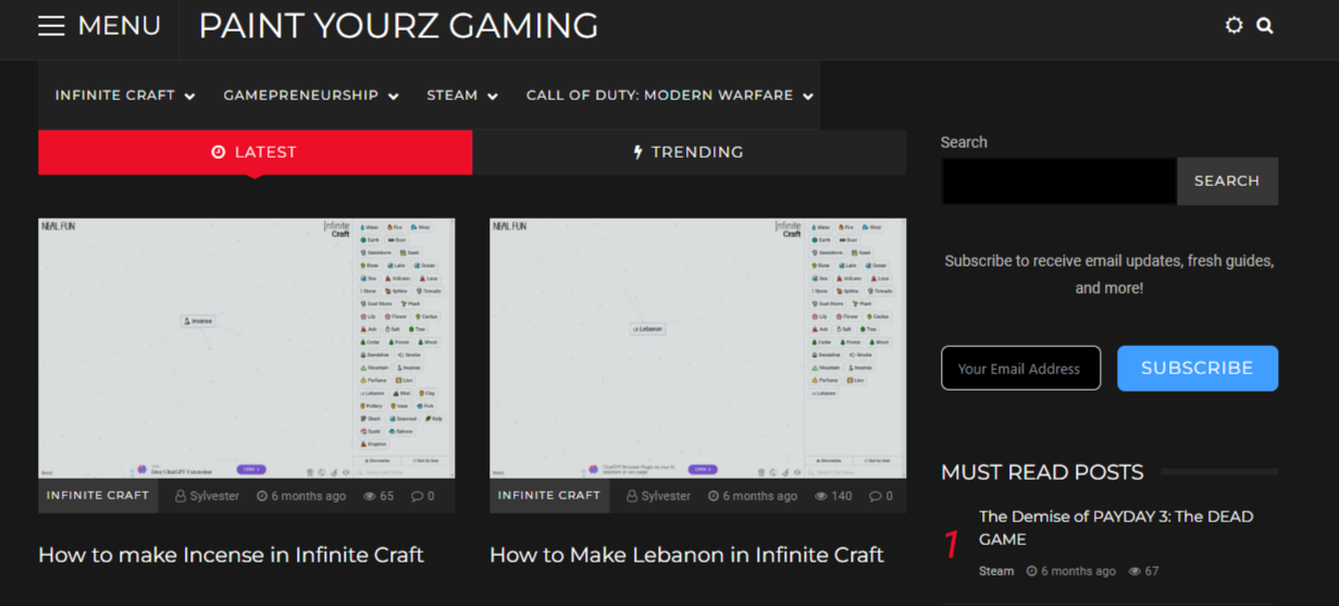 Paint Yourz Gaming